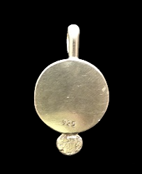 Zilver hanger met westerwals steengoed 5