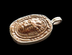 Zilver met raeren medaillion 1